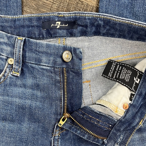 7 For All Mankind Blue Jeans Pants Denim ((size 24)) - Picture 6 of 8